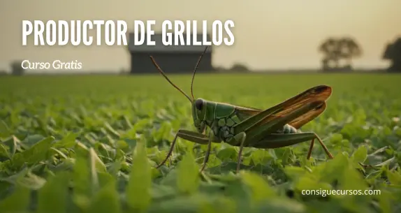 Curso gratis de Productor de Grillos la comida del futuro